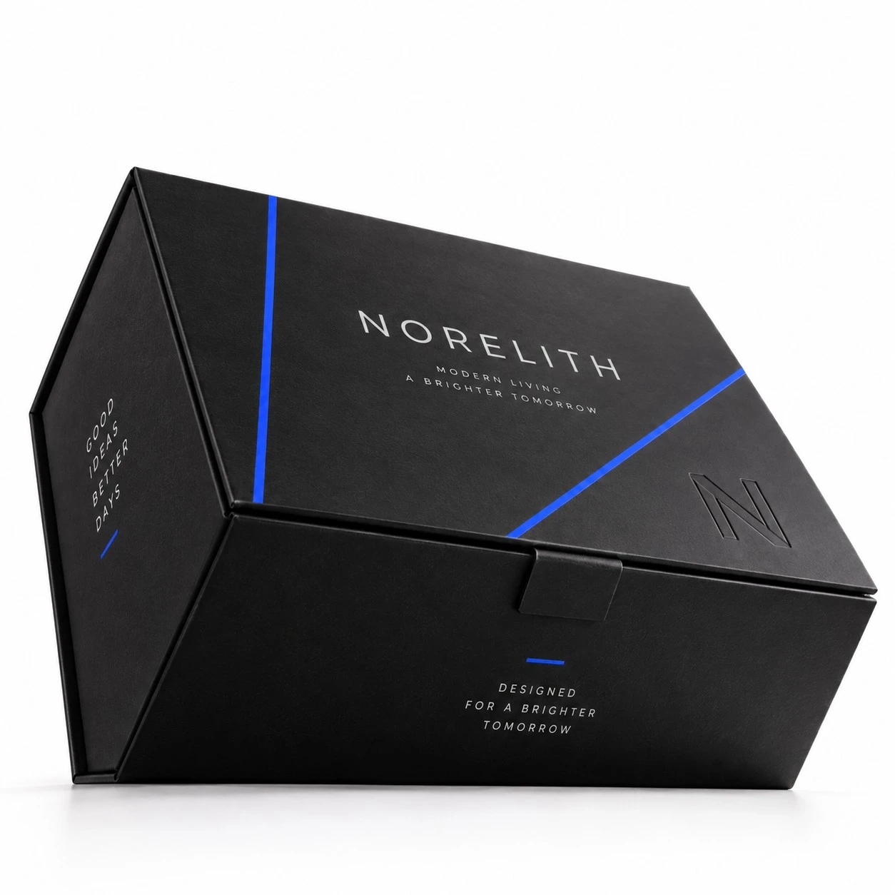 black cardboard boxes low angle view.webp