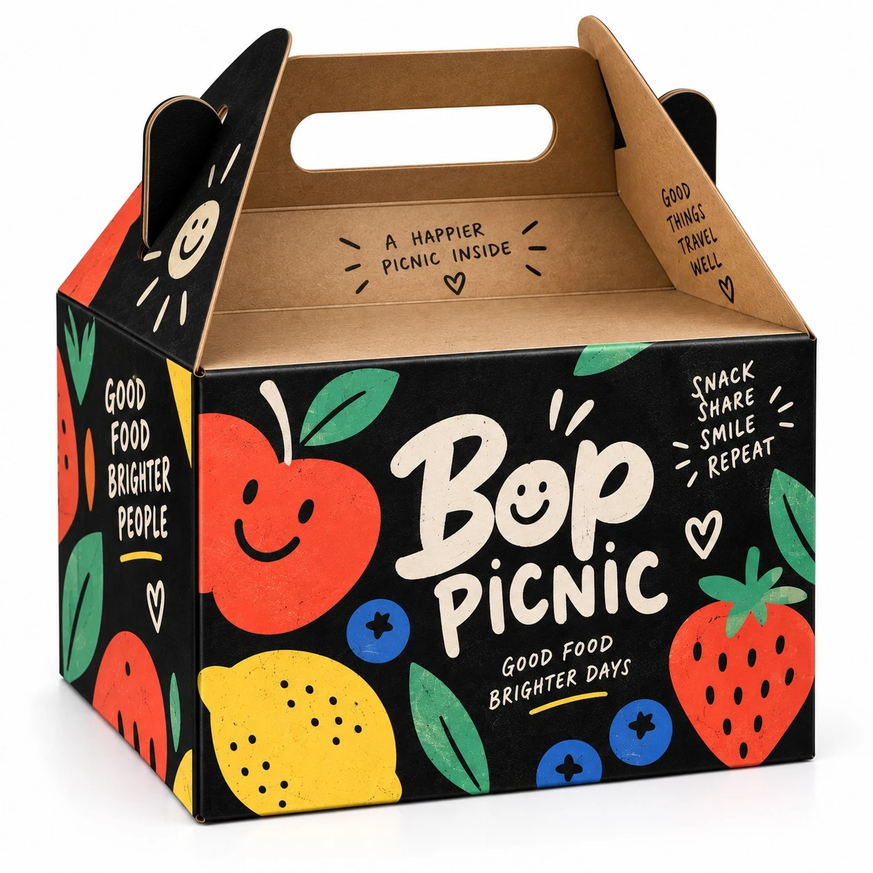 black gable box bop picnic open design.webp
