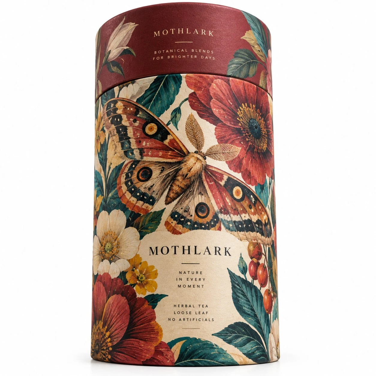 cardboard cylinder packaging mothlark floral wrap.webp