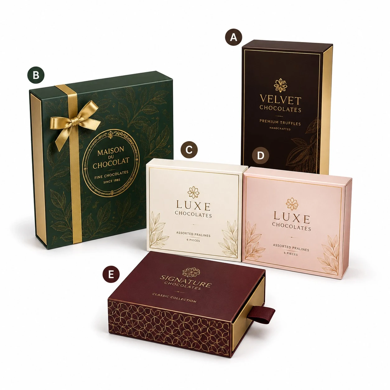 chocolate boxes