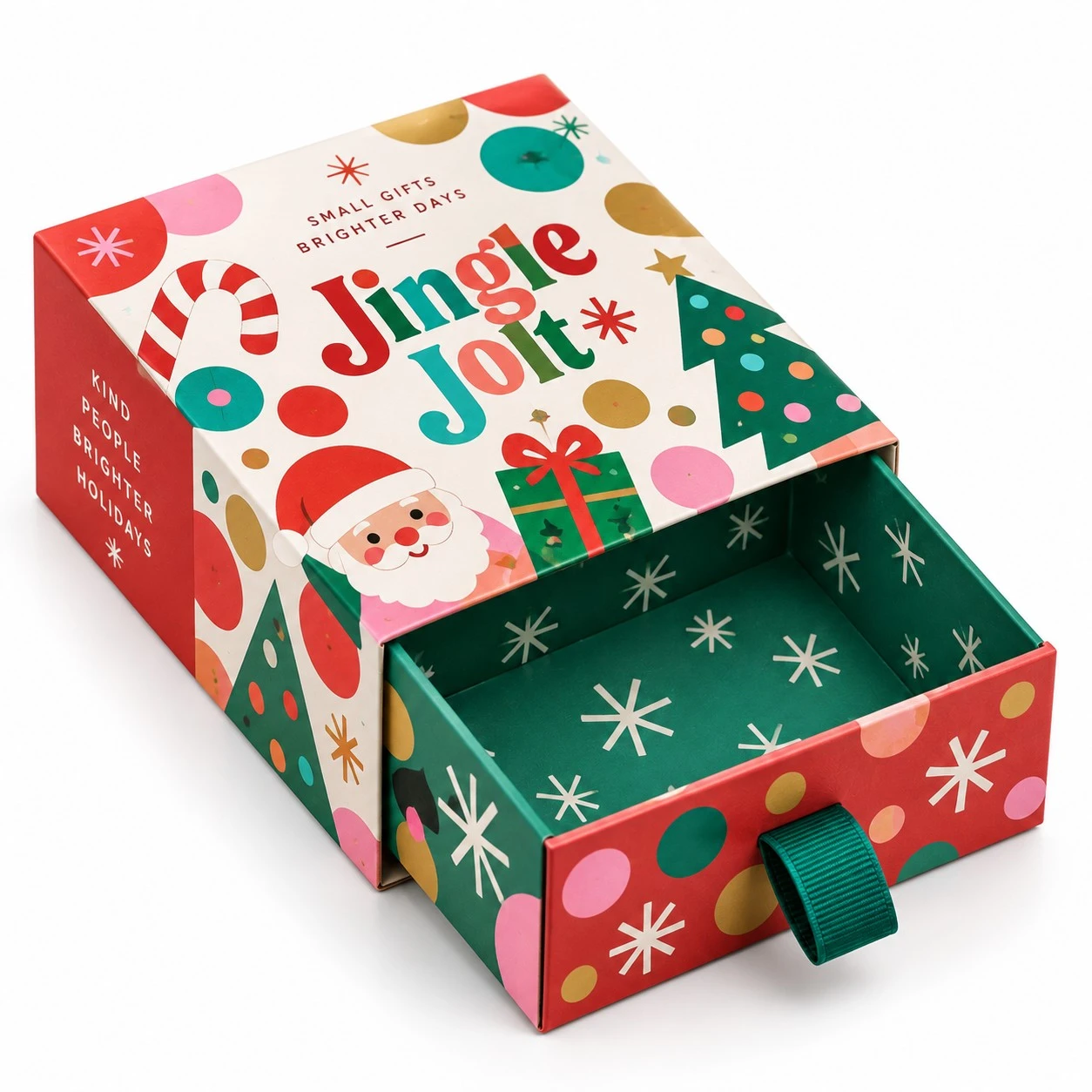 christmas favor boxes jingle jolt drawer