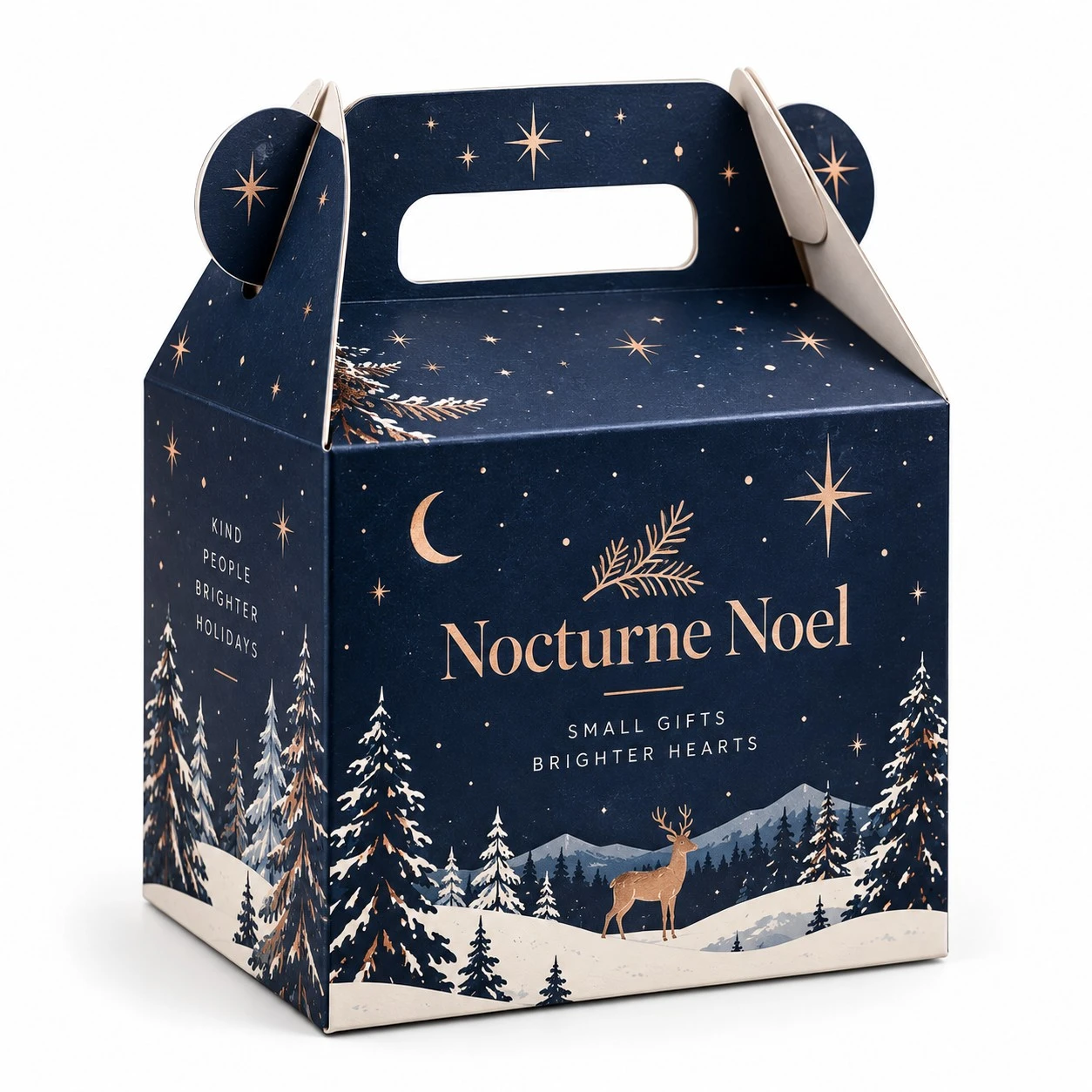 christmas favor boxes nocturne noel gable