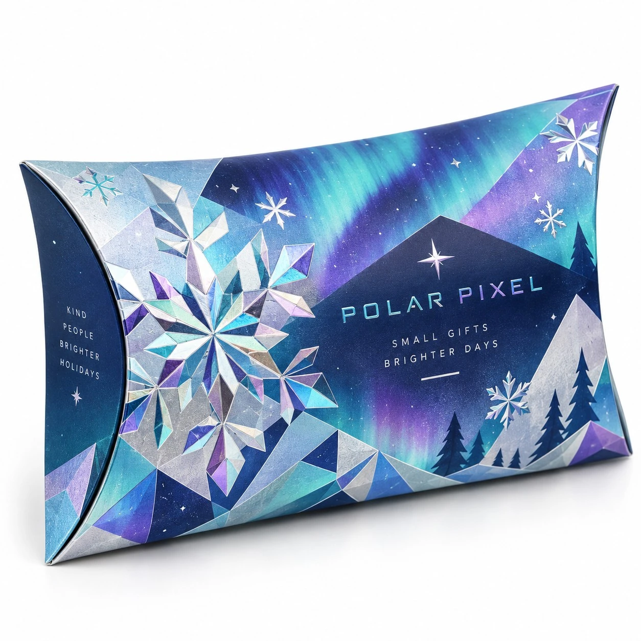 christmas favor boxes polar pixel pillow