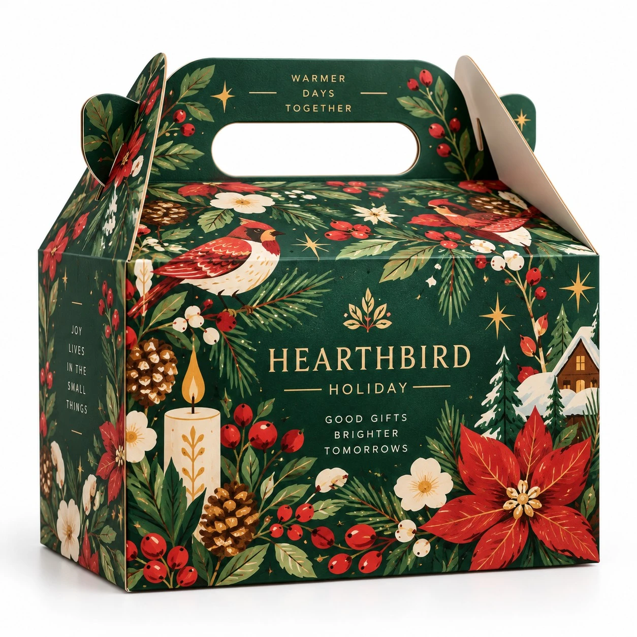 christmas gable boxes hearthbird folk art design