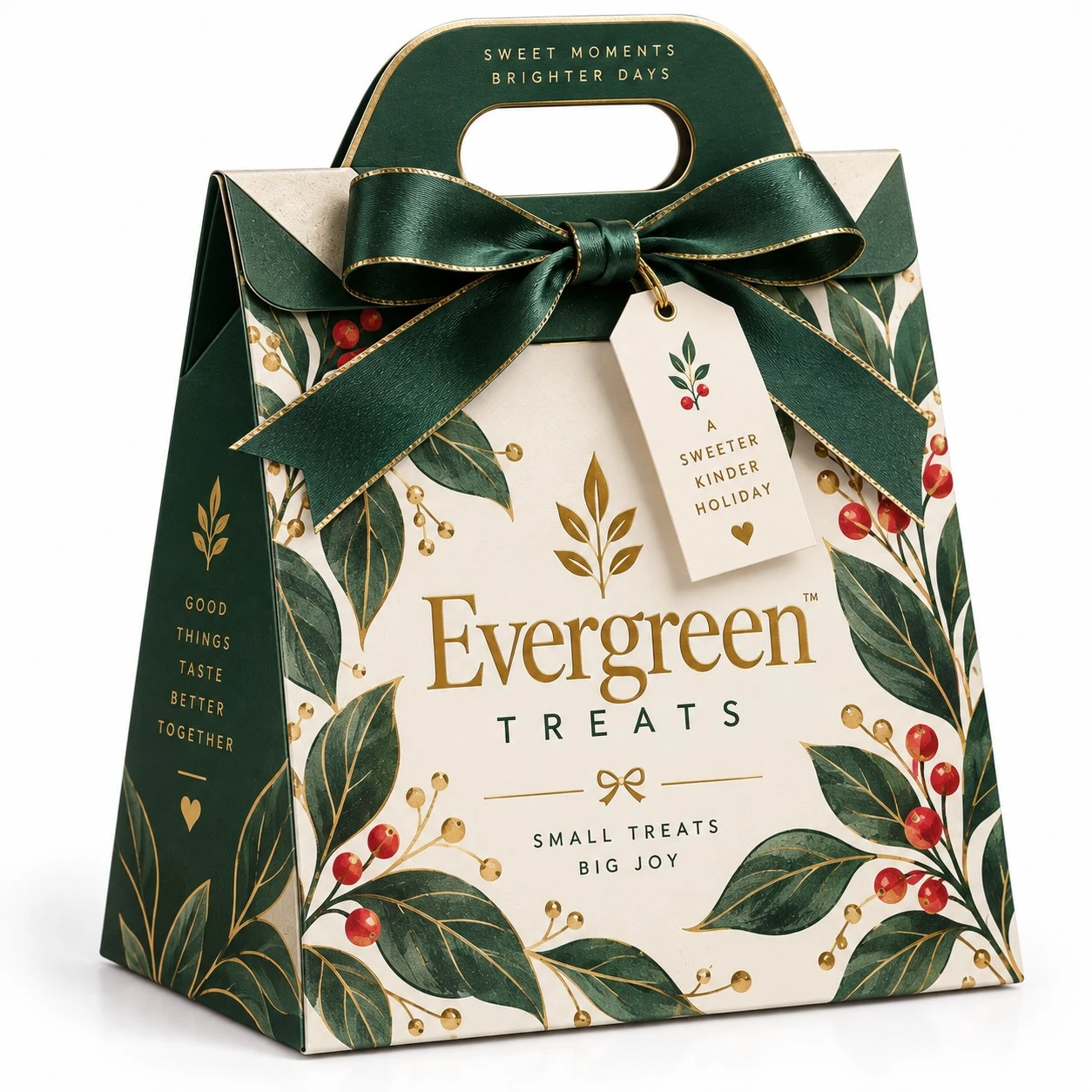 christmas mini treat bags evergreen botanical bag