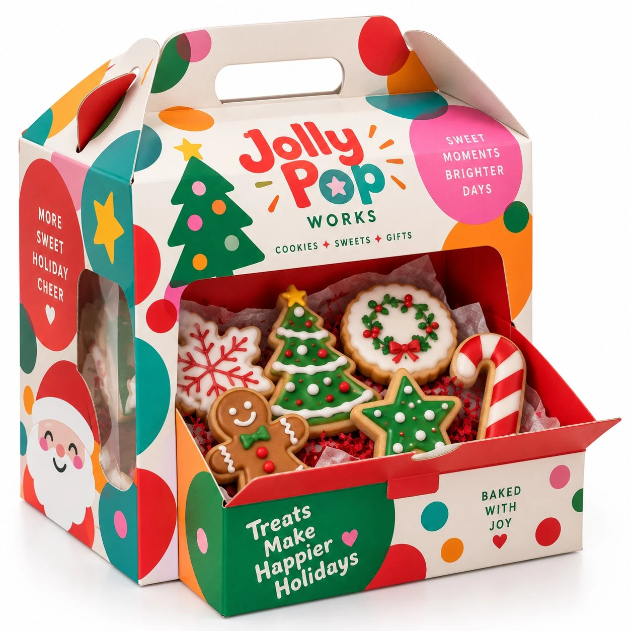christmas treat boxes colorful gable unboxing