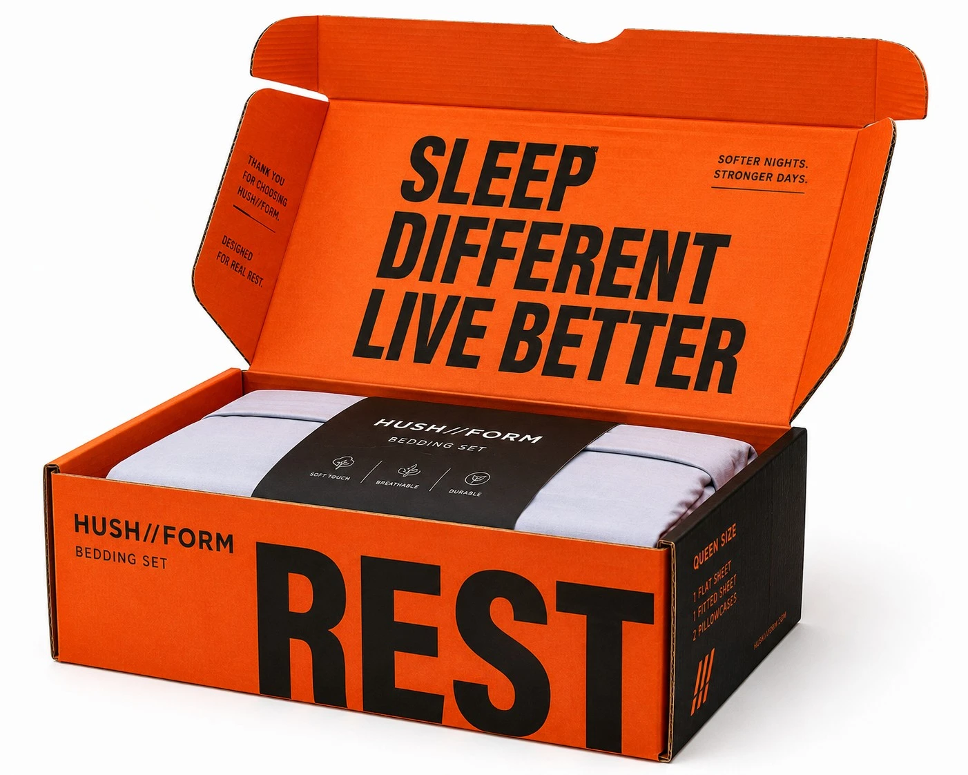 corrugated bedding mailer box