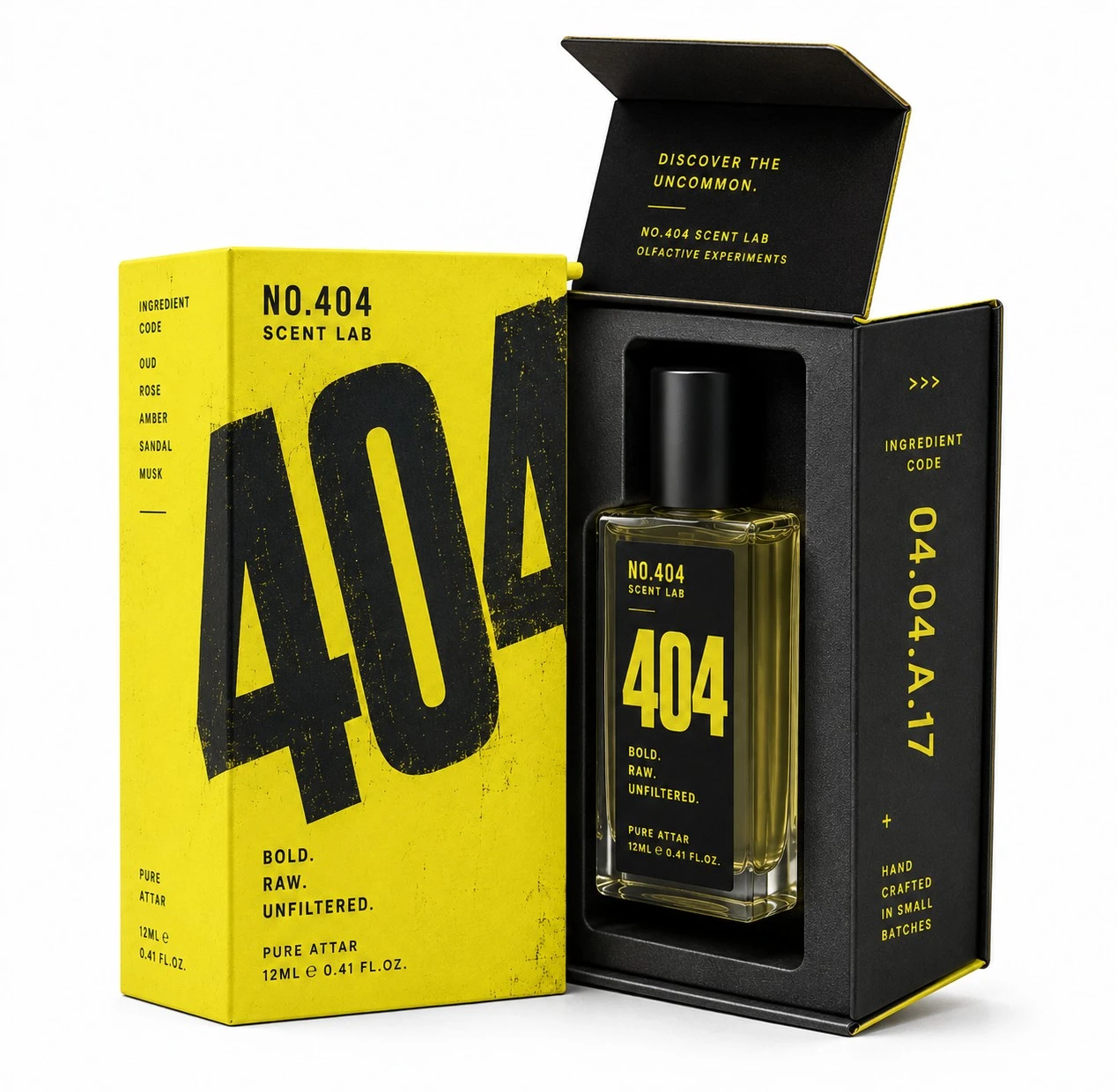 custom attar packaging boxes neon 404 open flap