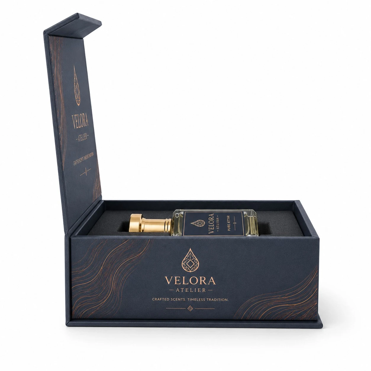 custom attar packaging boxes side profile