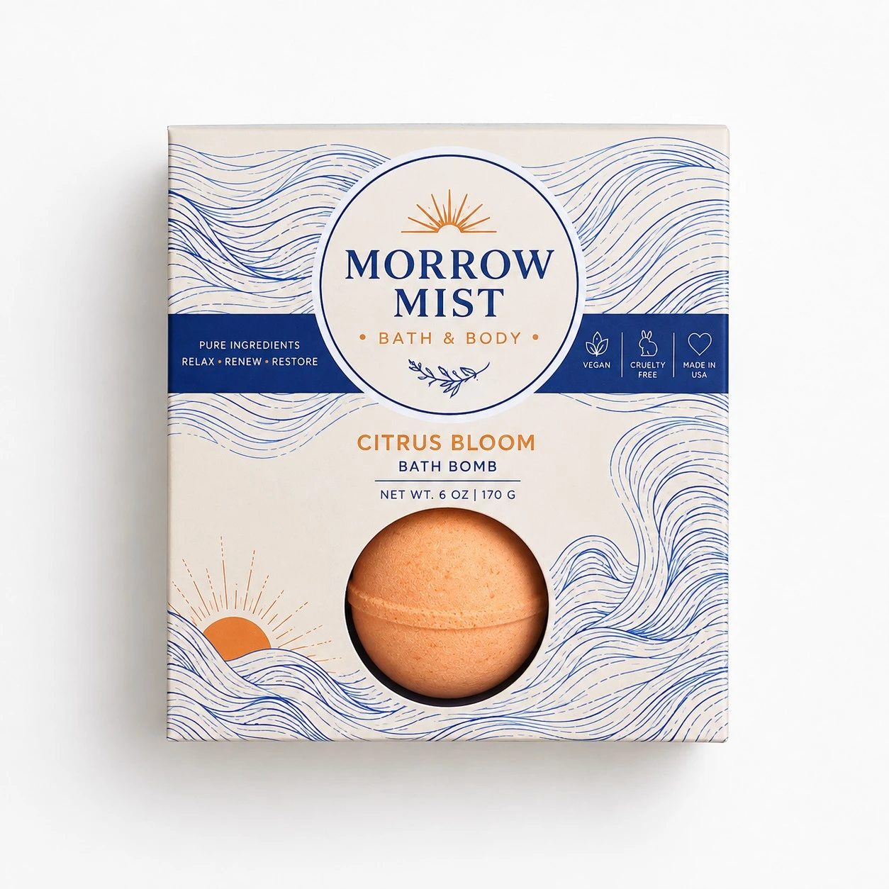custom bath bomb boxes top view