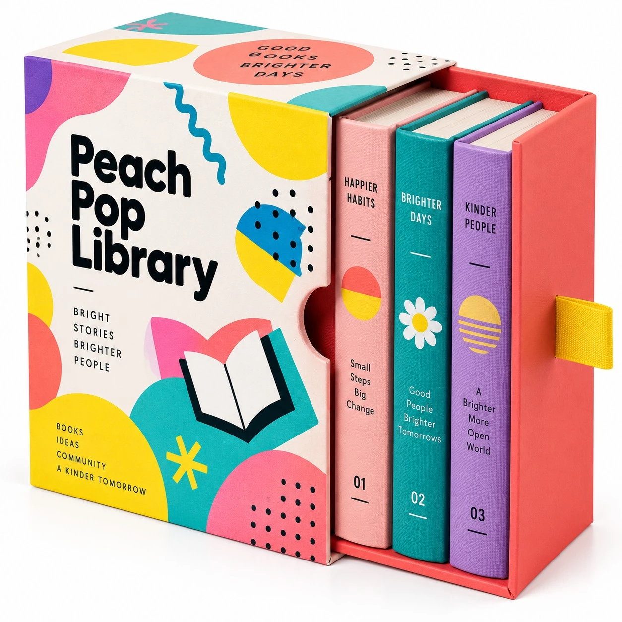 custom book slipcase boxes colorful drawer book set.webp