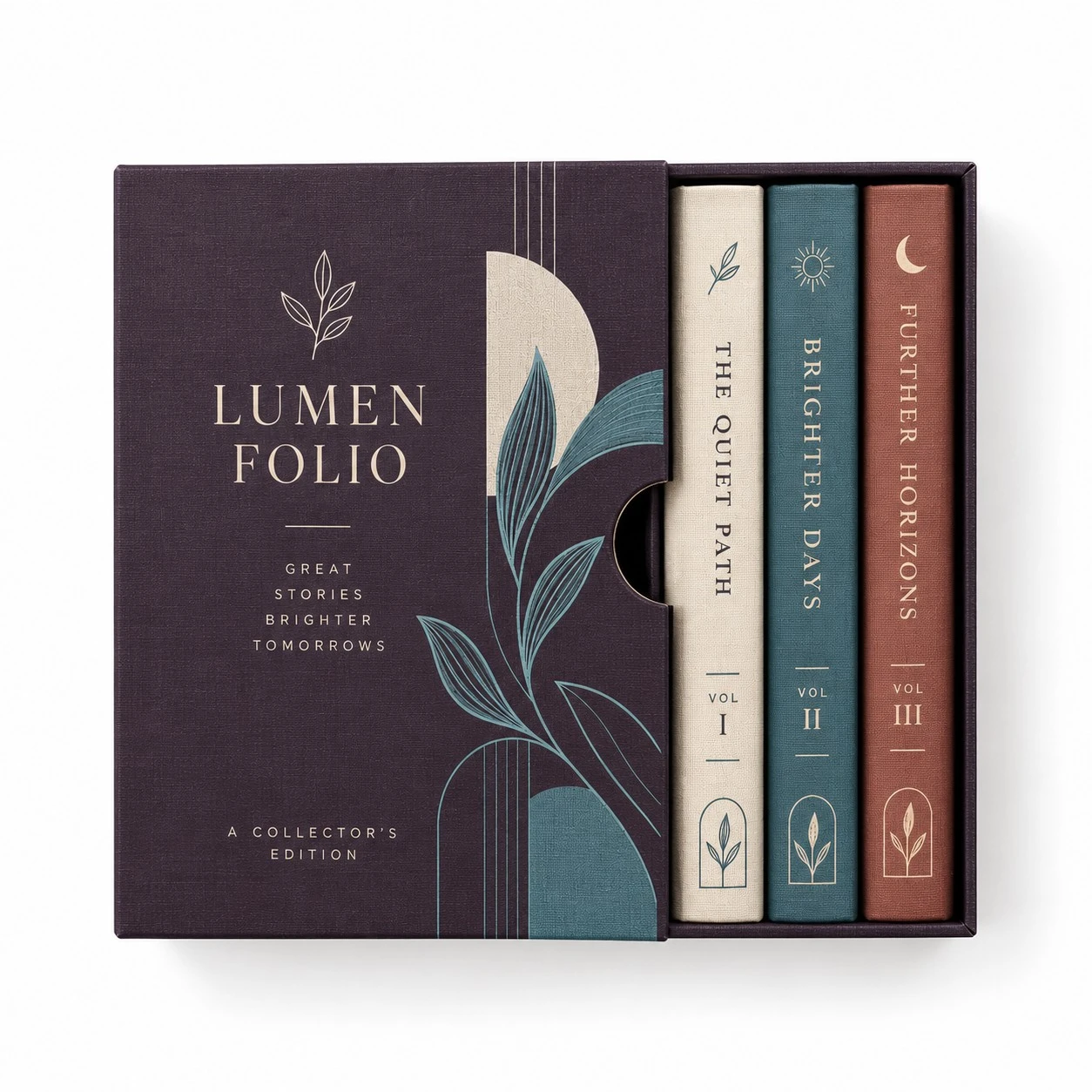 custom book slipcase boxes top down book set.webp