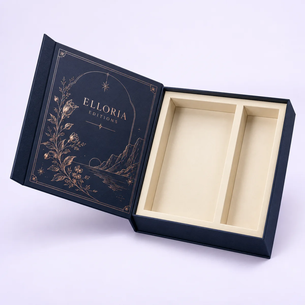 Custom Book Style Rigid Boxes