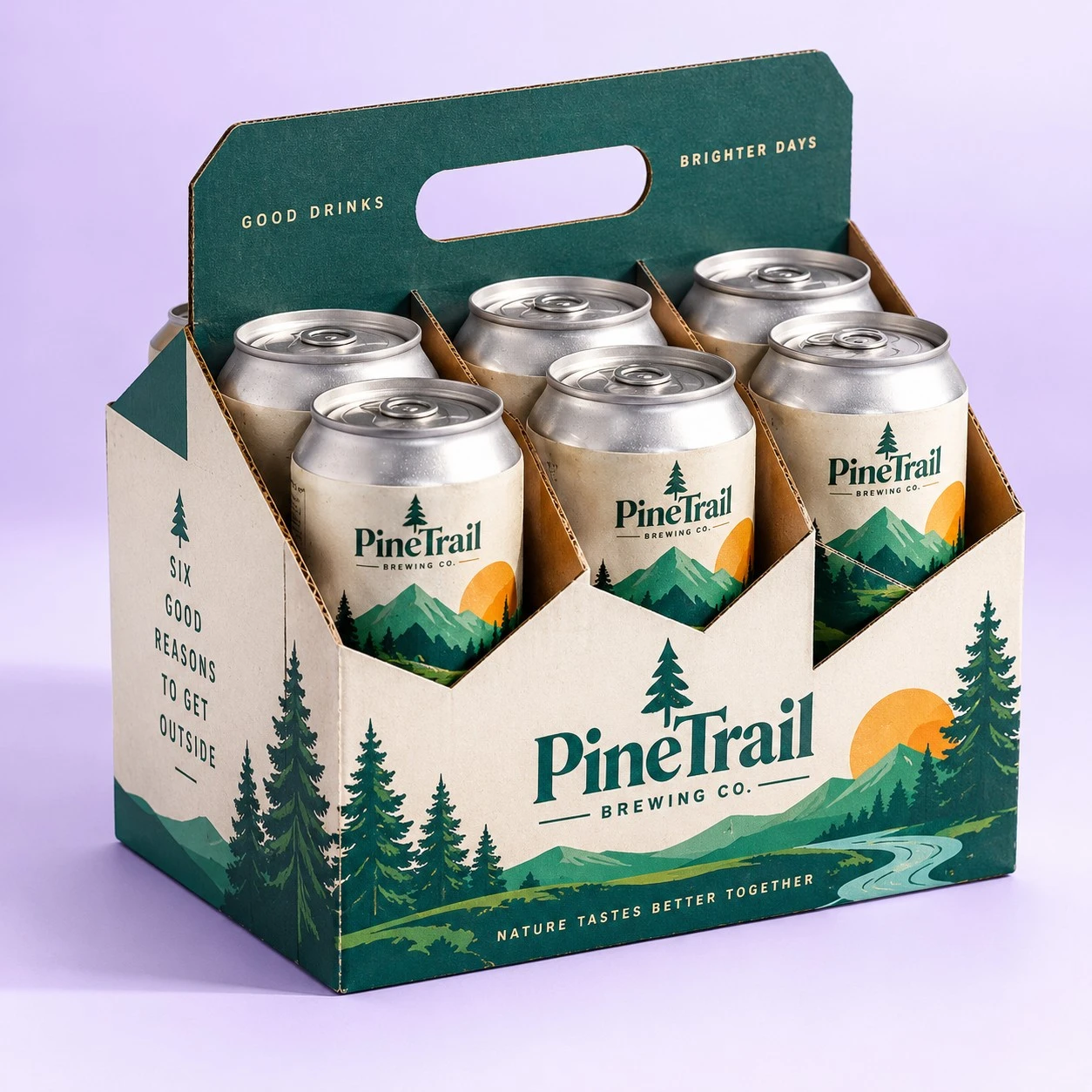 Custom Cardboard Can Carriers