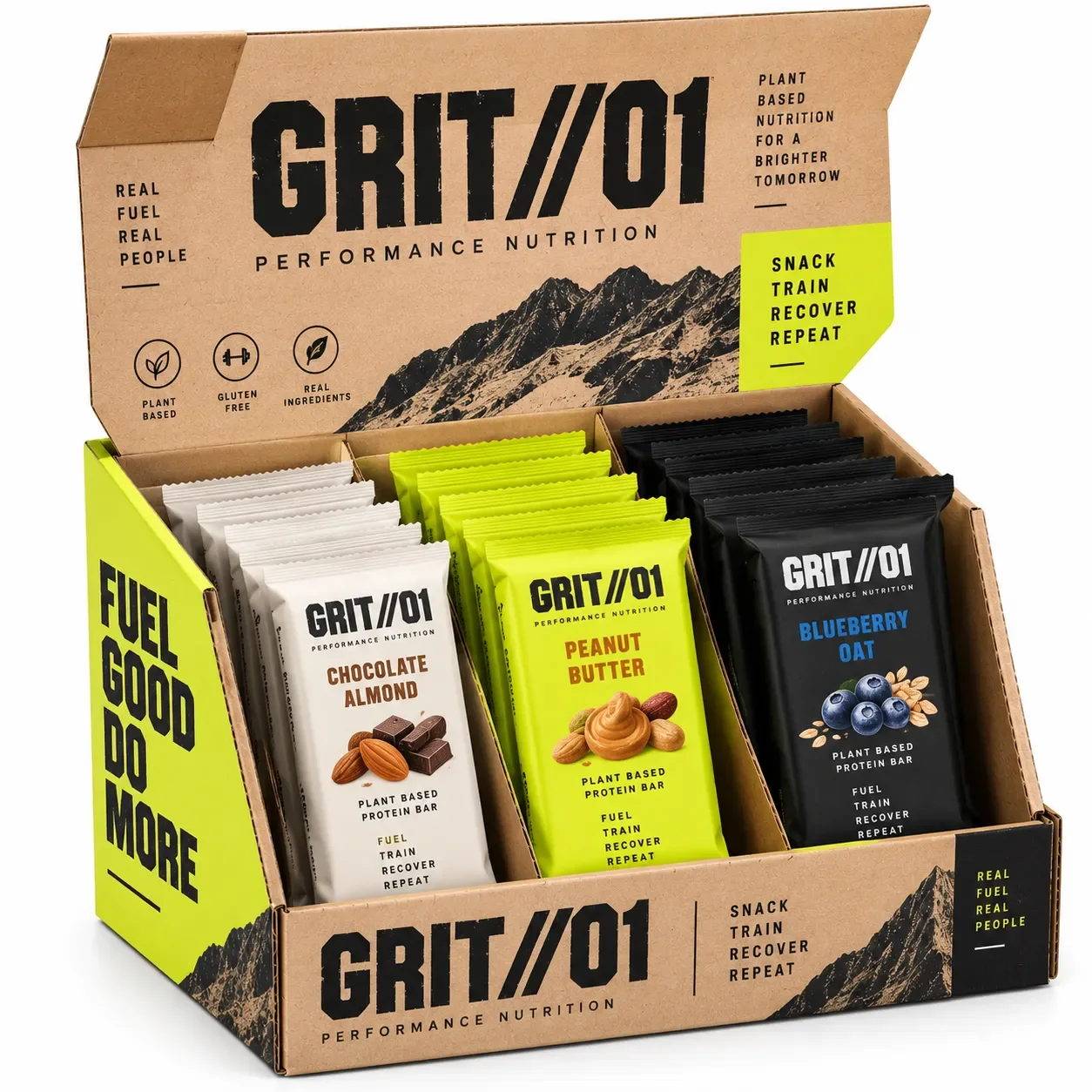 custom cardboard display boxes grit open display