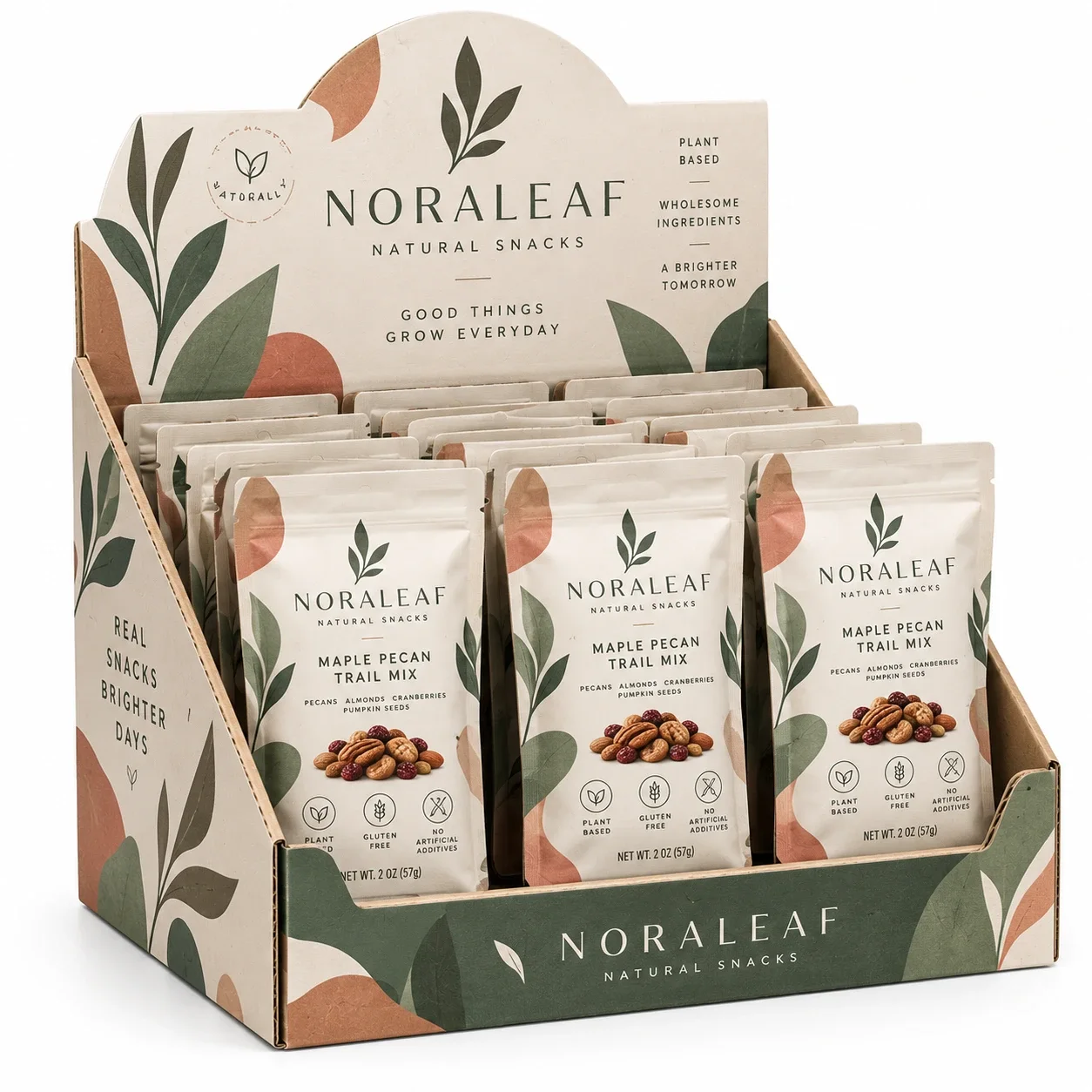 custom cardboard display boxes noraleaf botanical