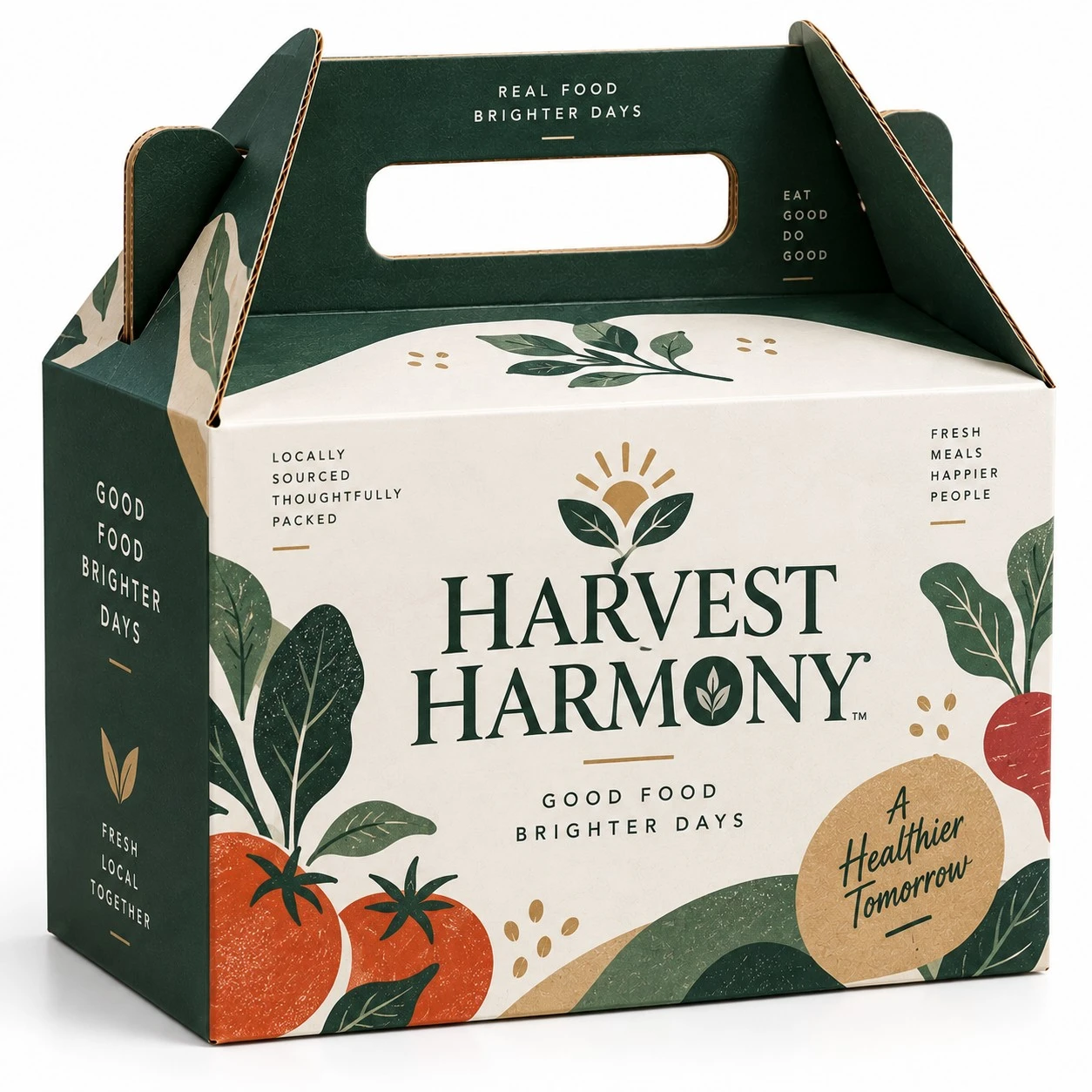 custom cardboard gable box harvest harmony green.webp