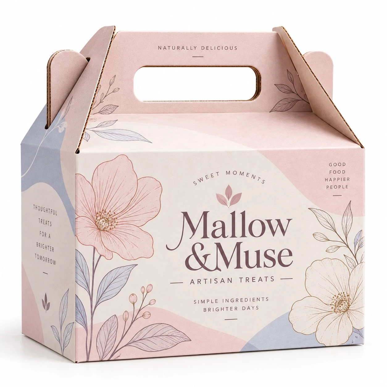 custom cardboard gable box mallow muse floral.webp