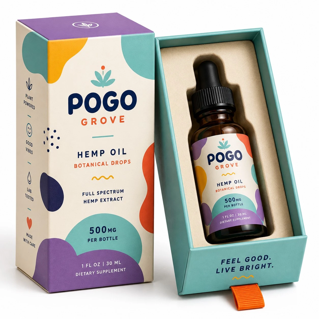 custom cbd hemp oil boxes pogo grove drawer
