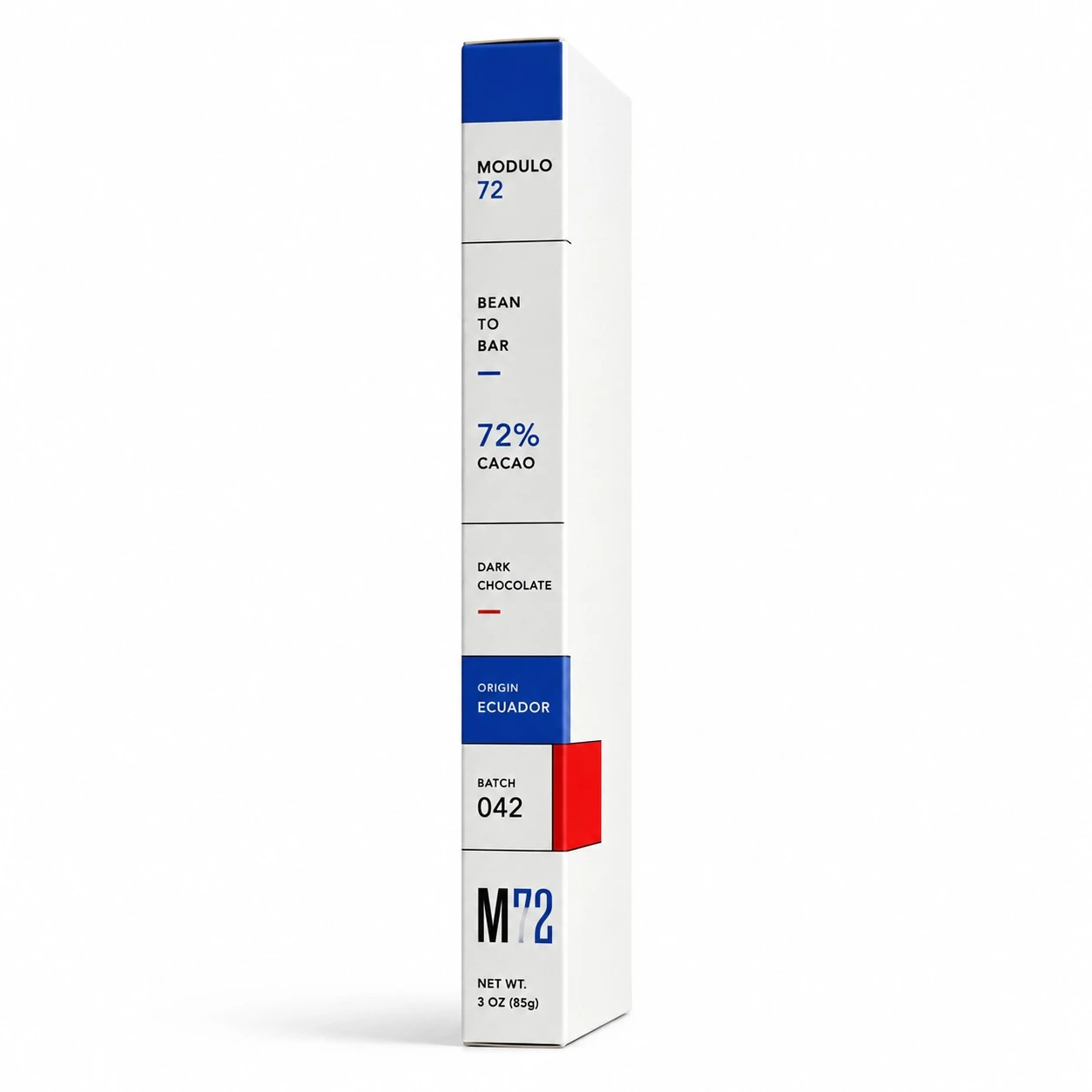custom chocolate bar packaging modulo side profile