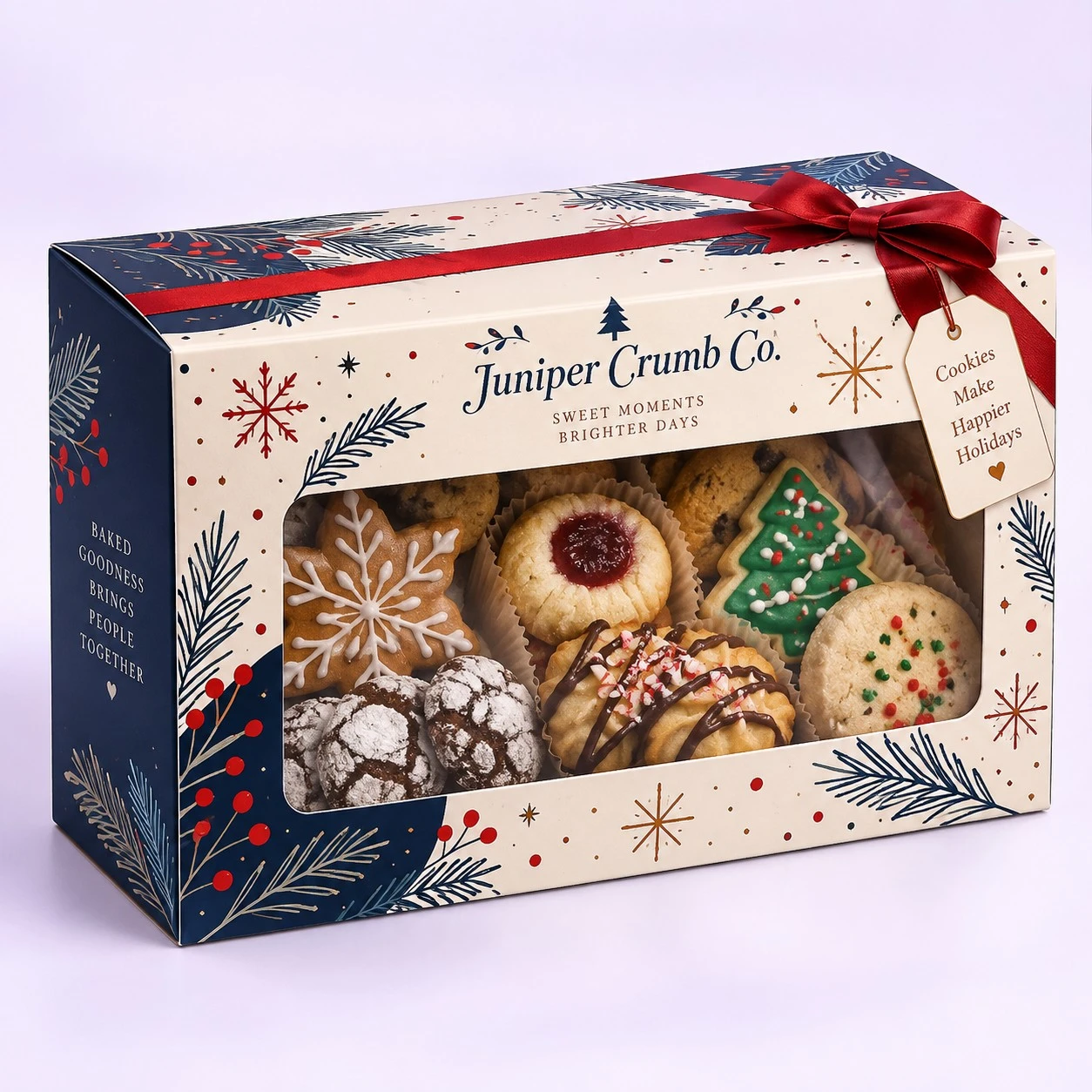 Custom Christmas Cookie Boxes