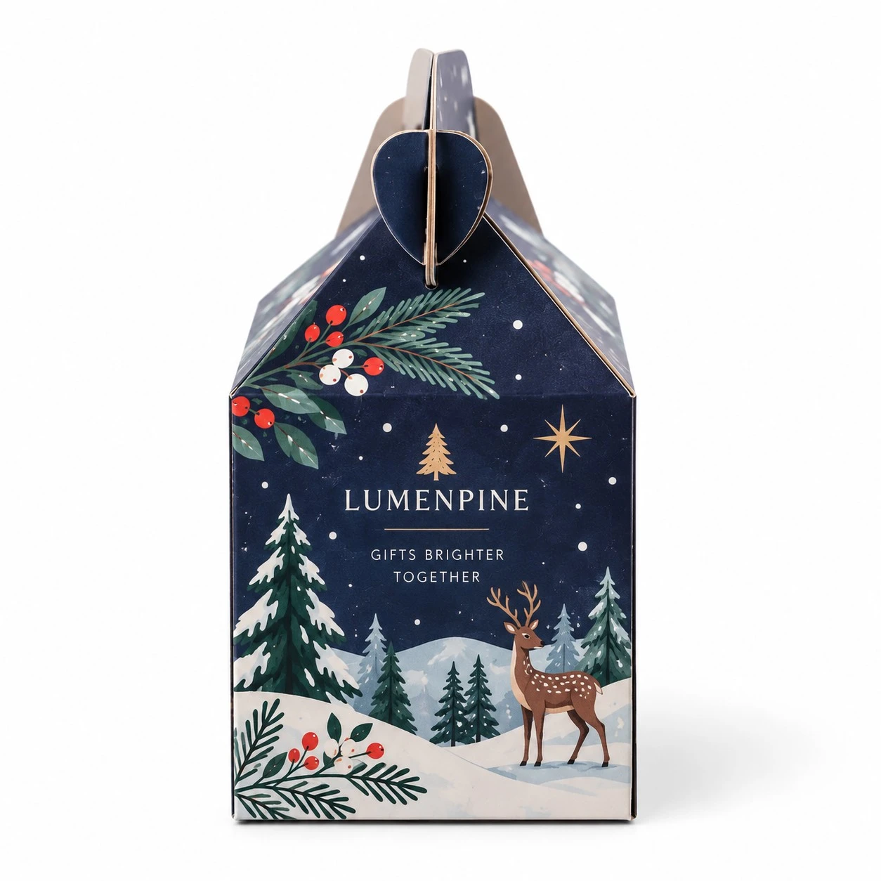 custom christmas gable boxes side profile