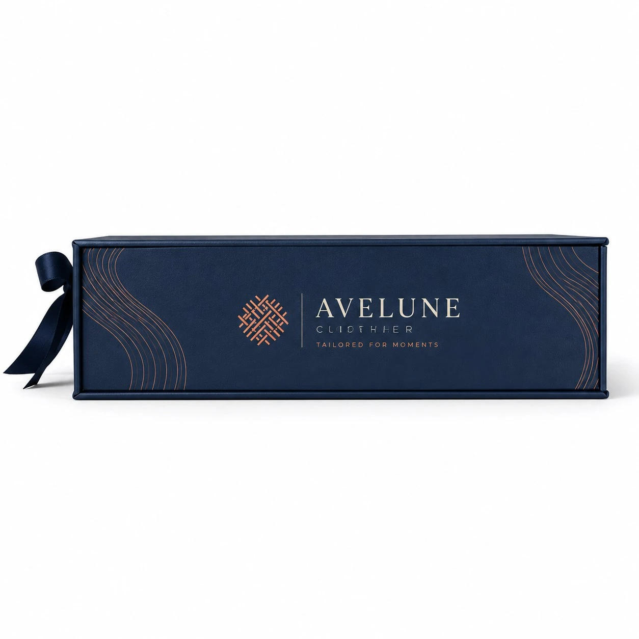custom clothing gift box side profile