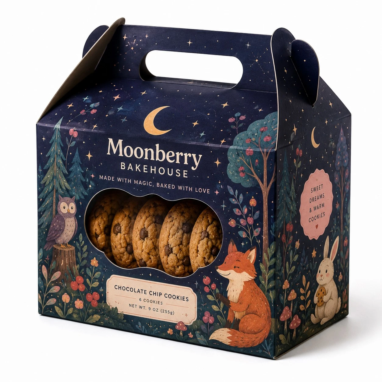 custom cookie boxes moonberry gable window