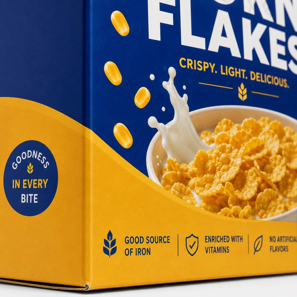 custom corn flakes boxes print detail