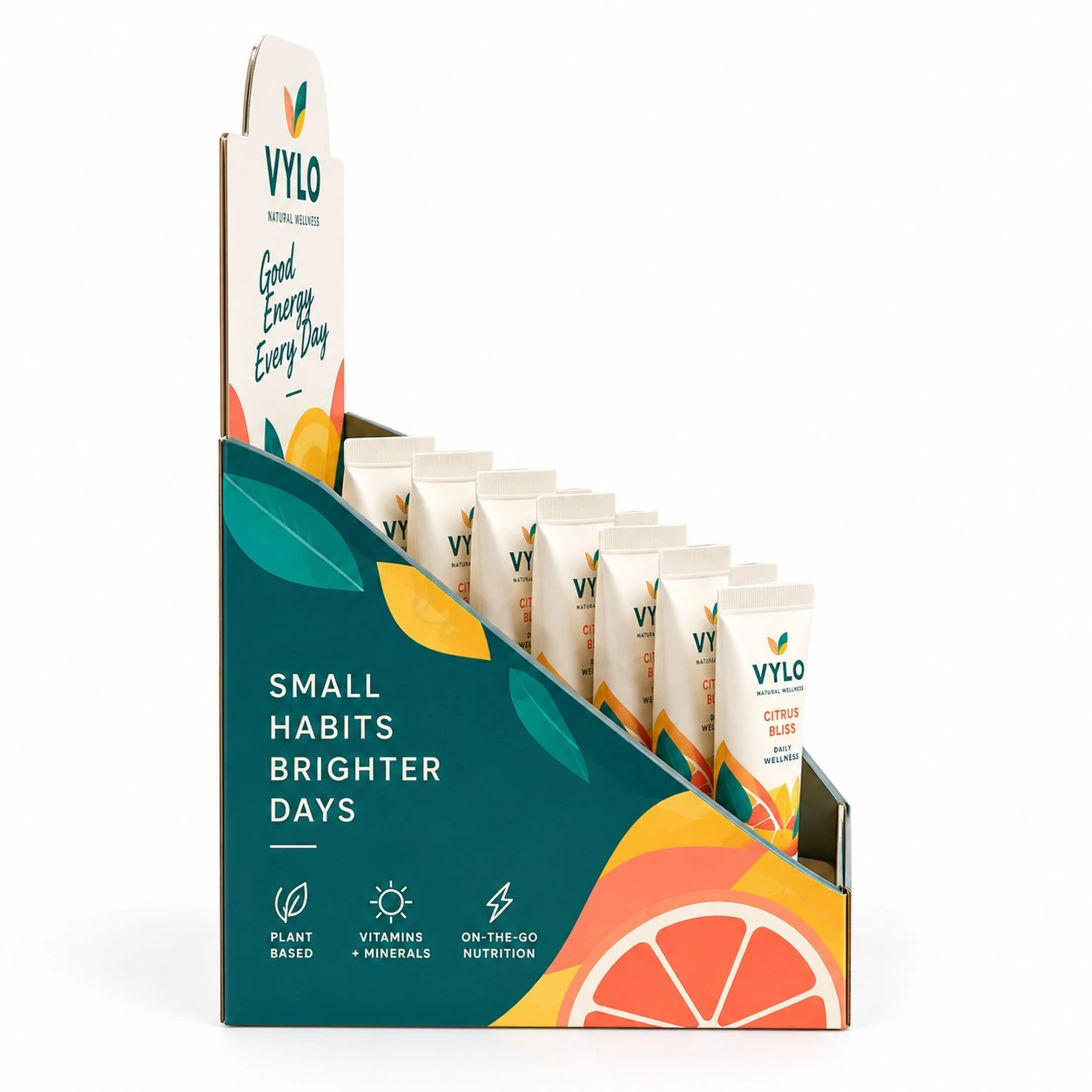 custom counter display boxes side profile