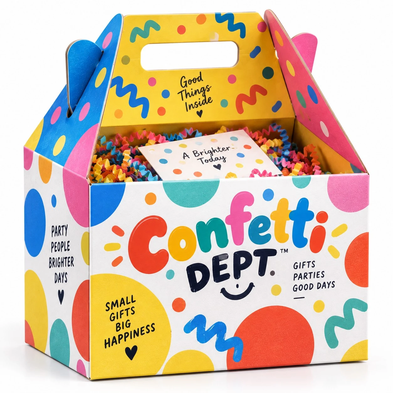 custom gable gift boxes colorful open party.webp