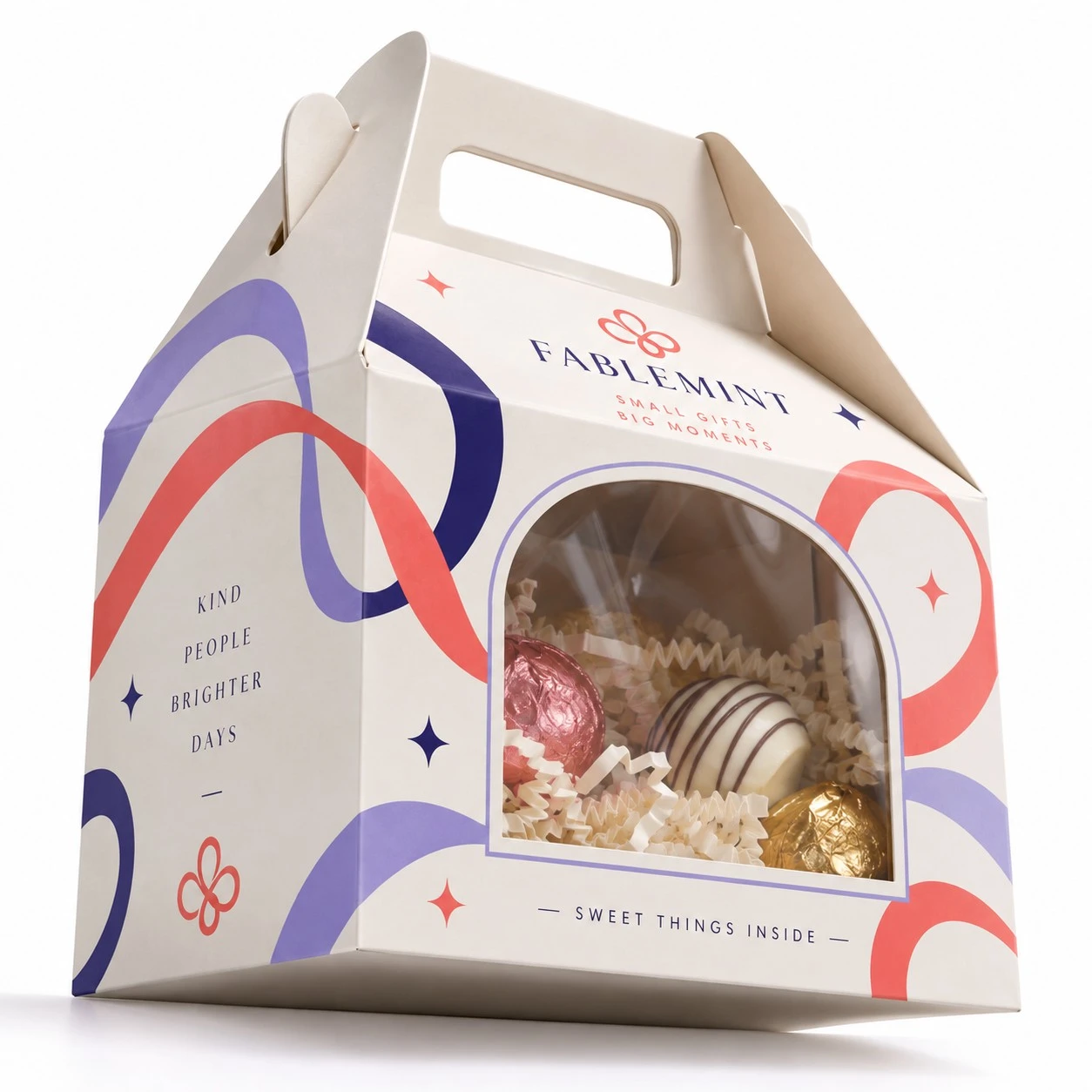 custom gable gift boxes low angle window view.webp
