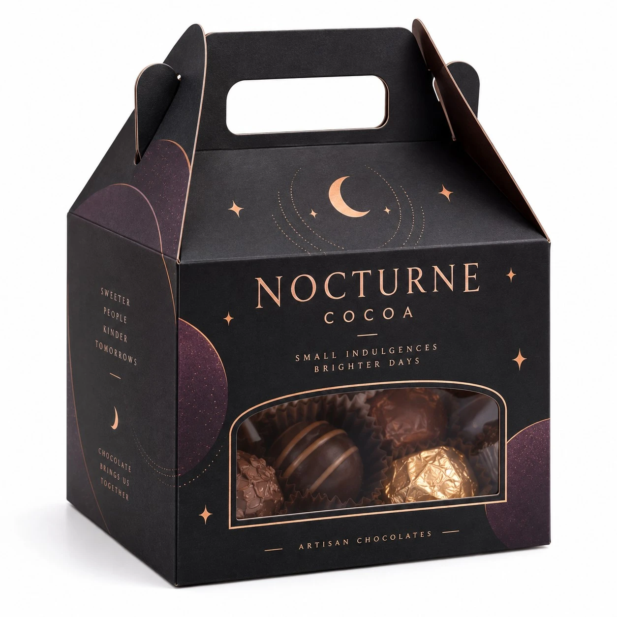 custom gable gift boxes nocturne cocoa window.webp