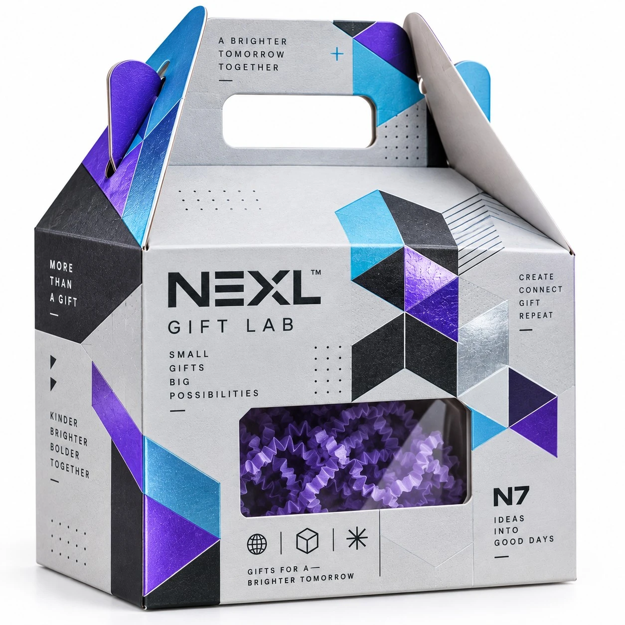 custom gable gift boxes tech geometric design.webp