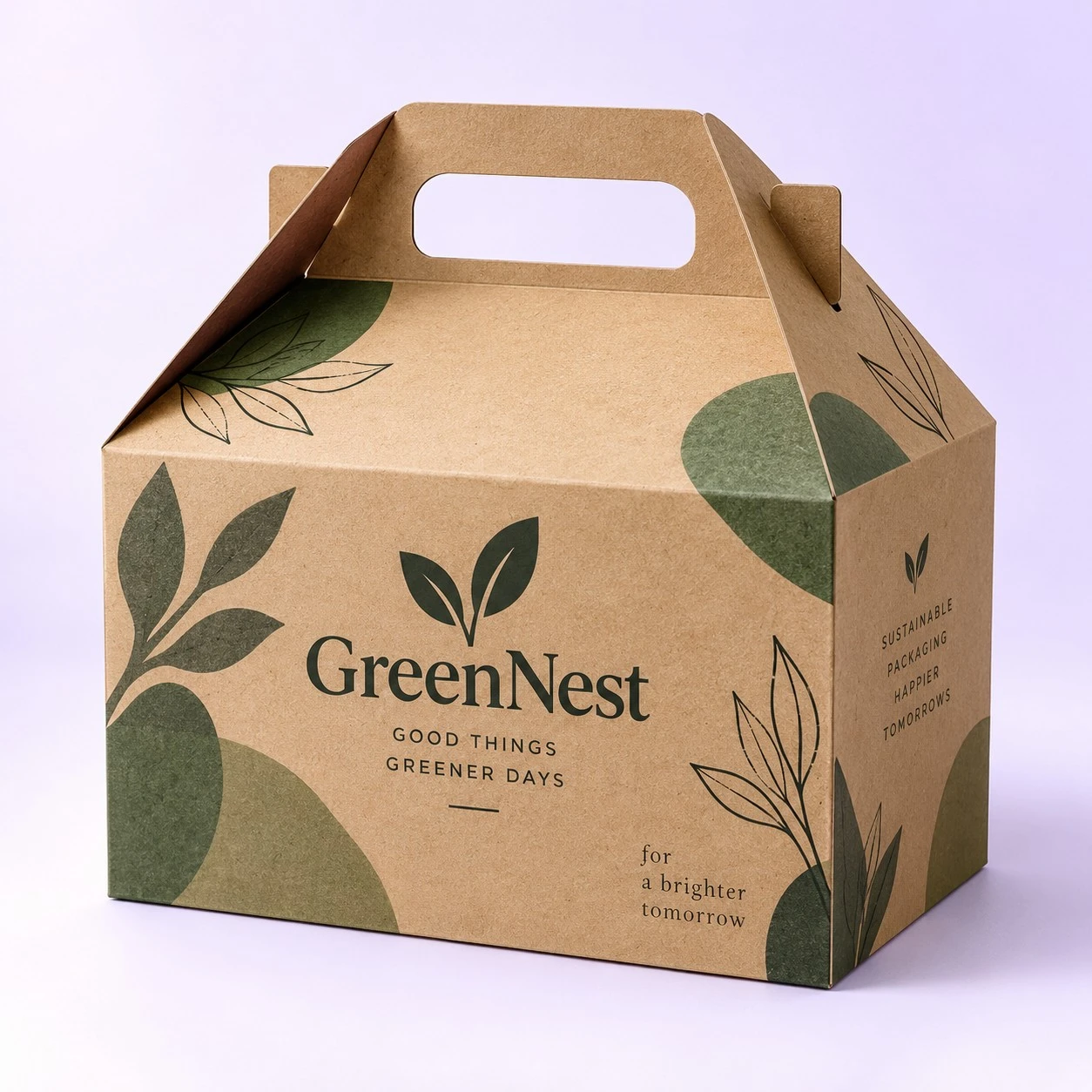 Custom Kraft Gable Boxes