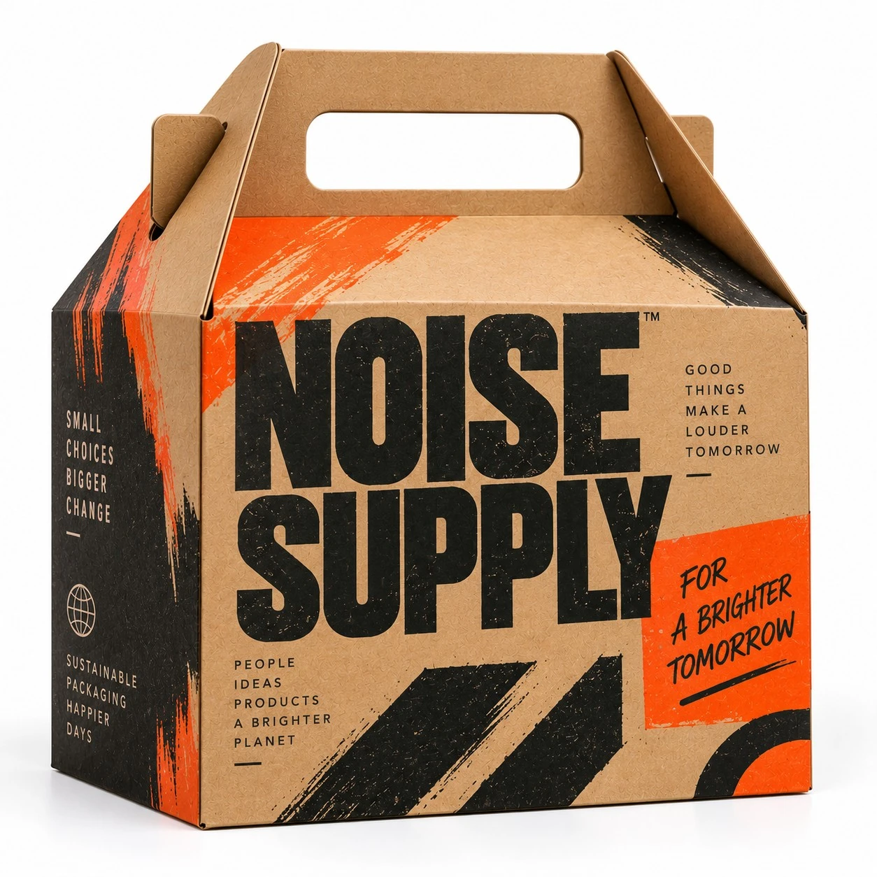 custom kraft gable box noise supply