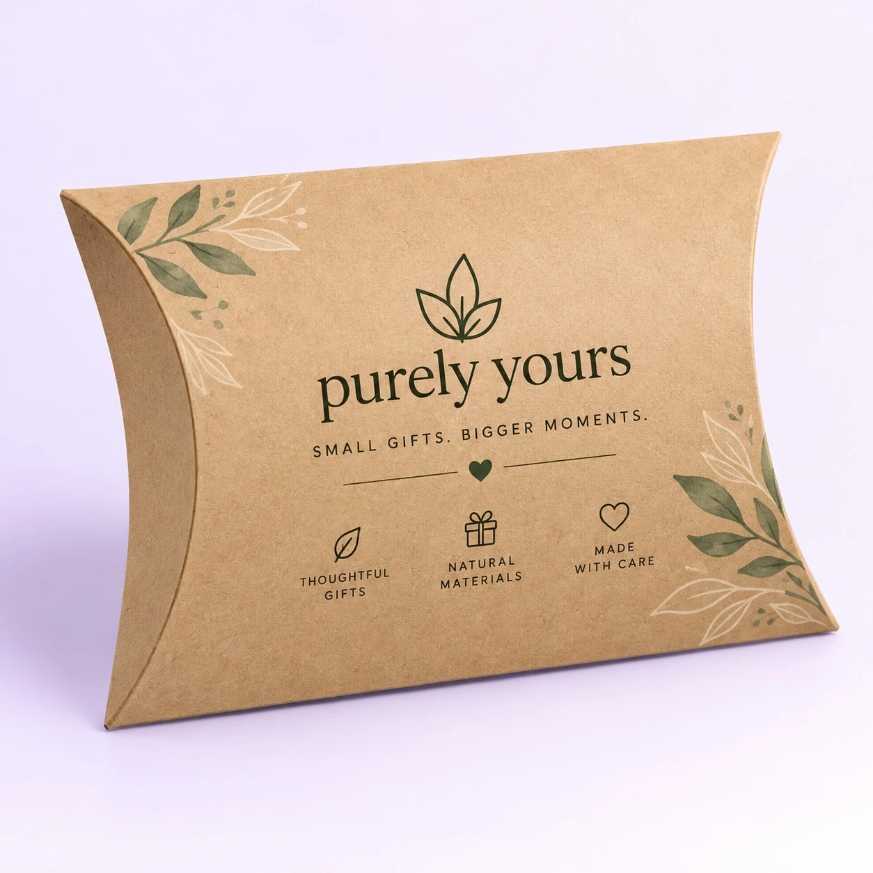 Custom Kraft Pillow Boxes
