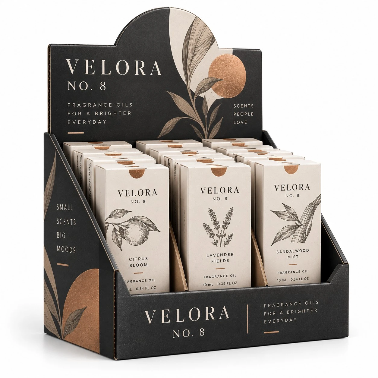 custom pdq boxes luxury fragrance display