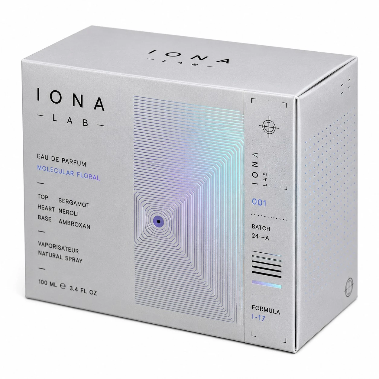 custom perfume boxes iona lab geometric carton