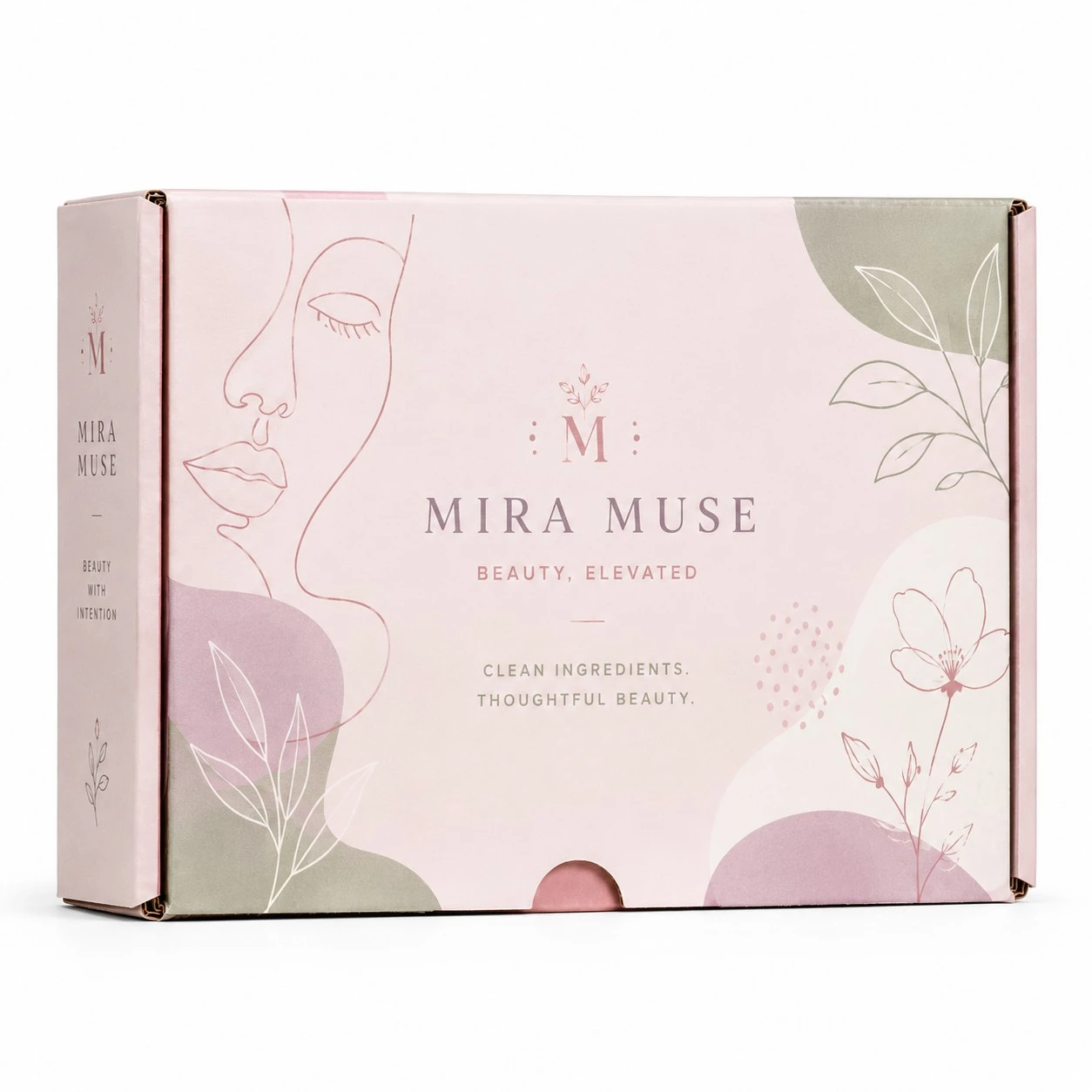 custom roll end tuck top boxes pastel beauty design