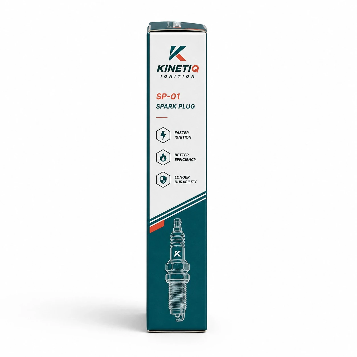 Custom spark plug box kinetiq side profile