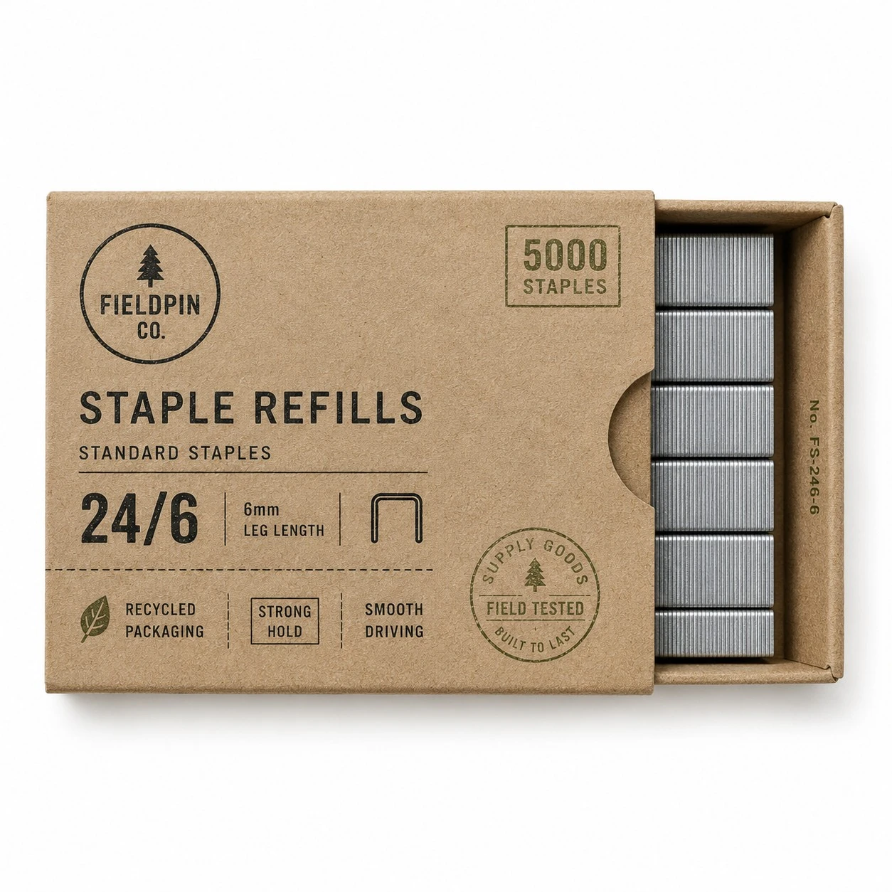 custom staple boxes kraft sleeve drawer