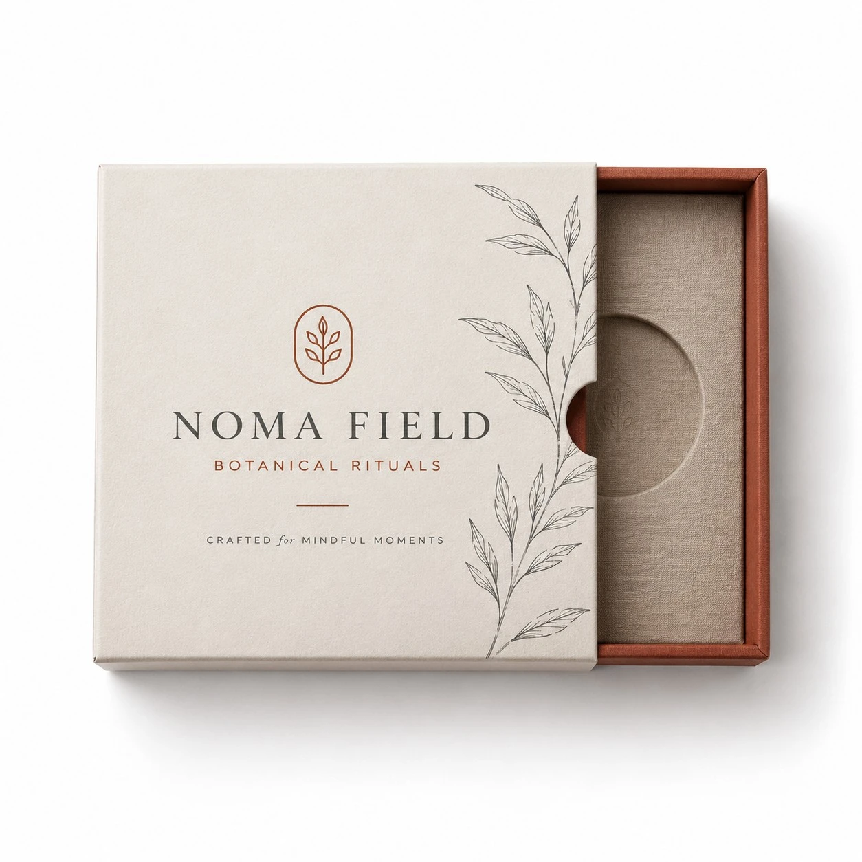 custom thumb cut boxes top down view