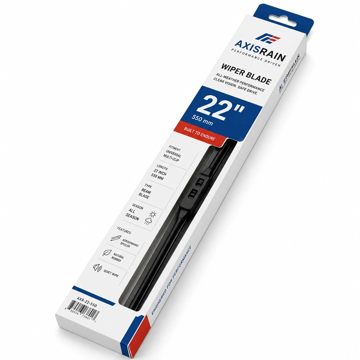 custom wiper blade packaging axisrain grid design