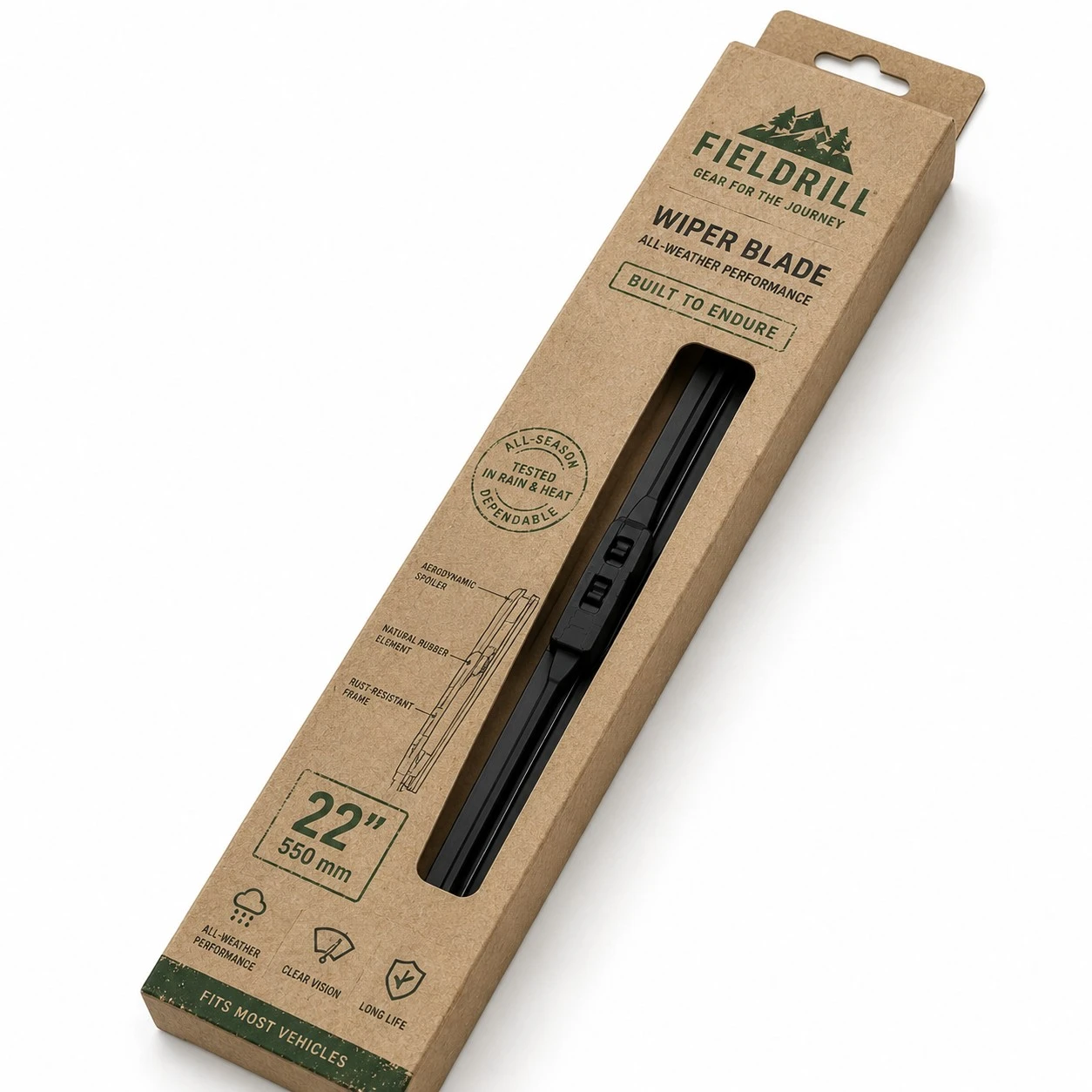 custom wiper blade packaging fieldrill kraft box