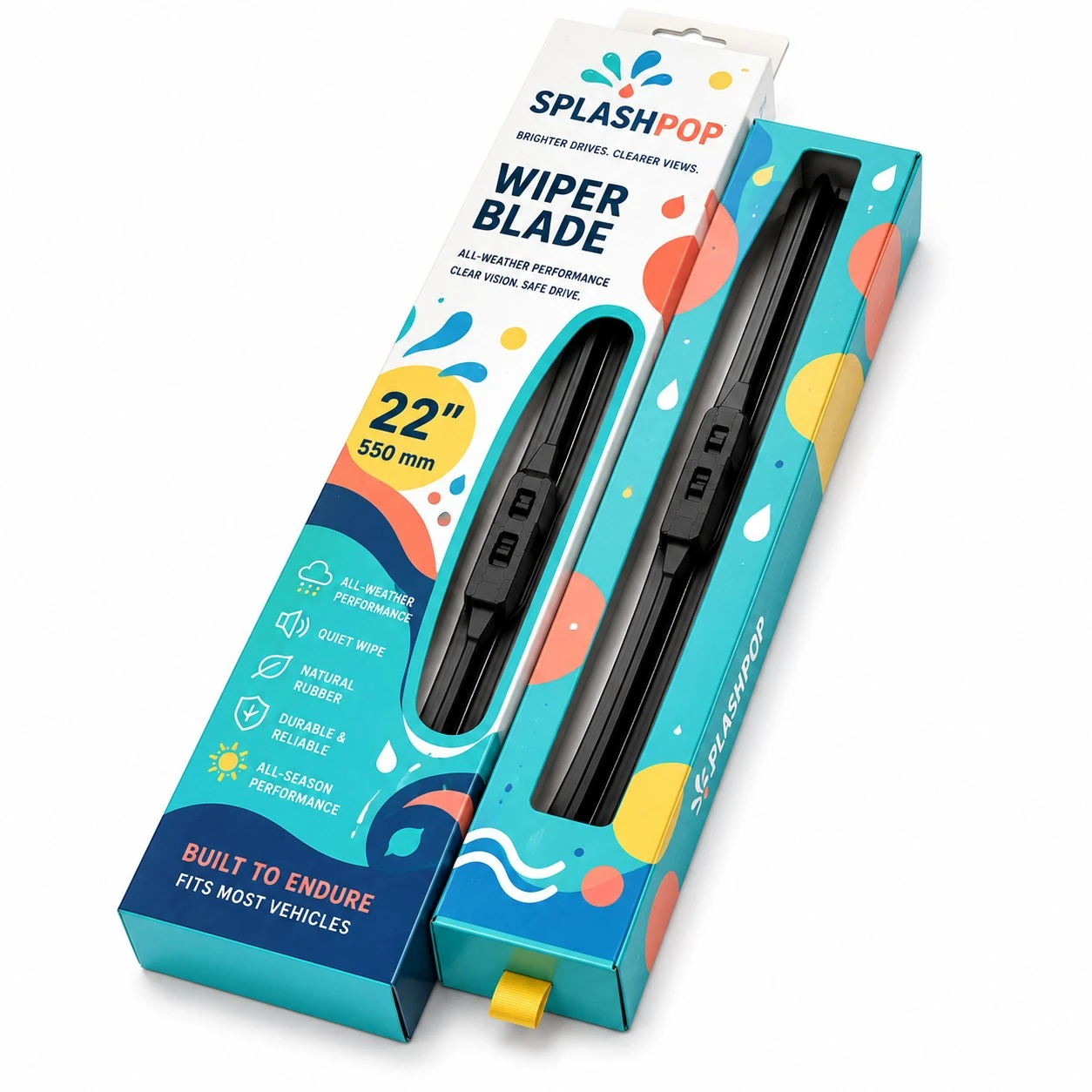 custom wiper blade packaging splashpop sleeve tray