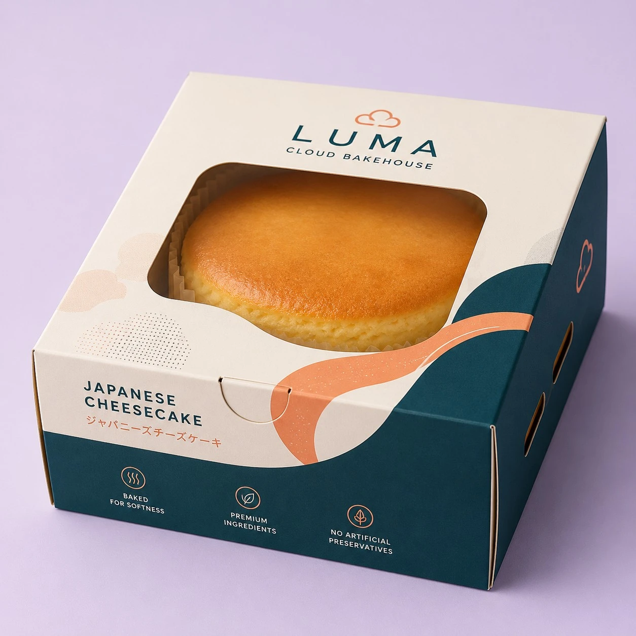 Japanese Cheesecake Packaging