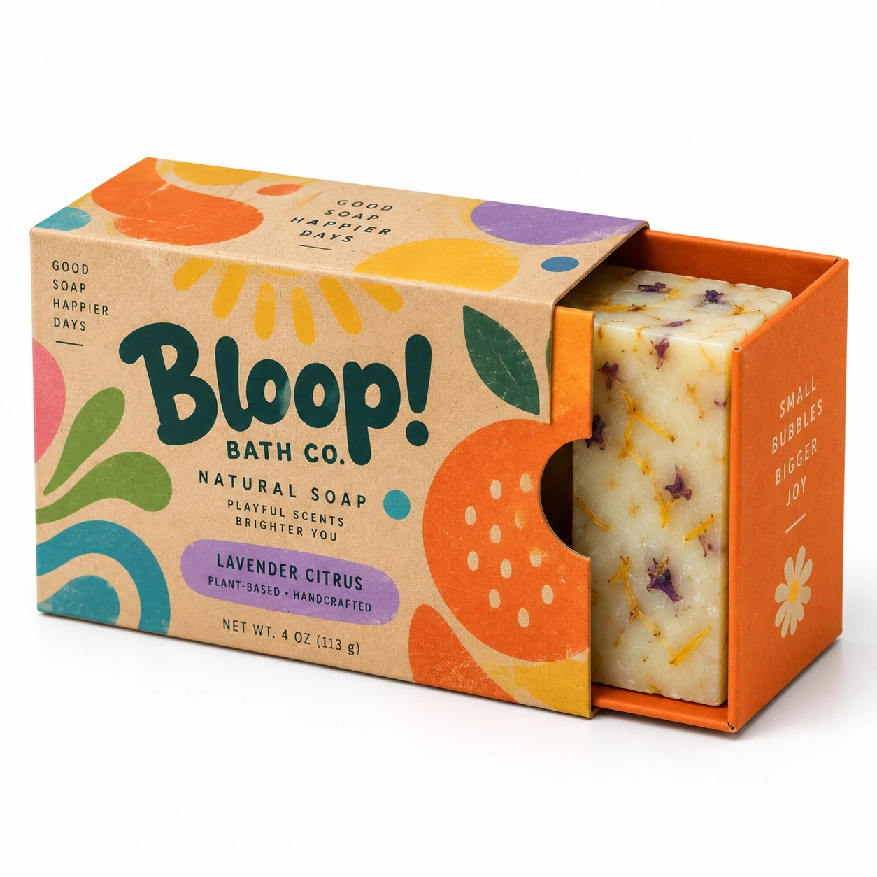 kraft soap boxes colorful drawer packaging