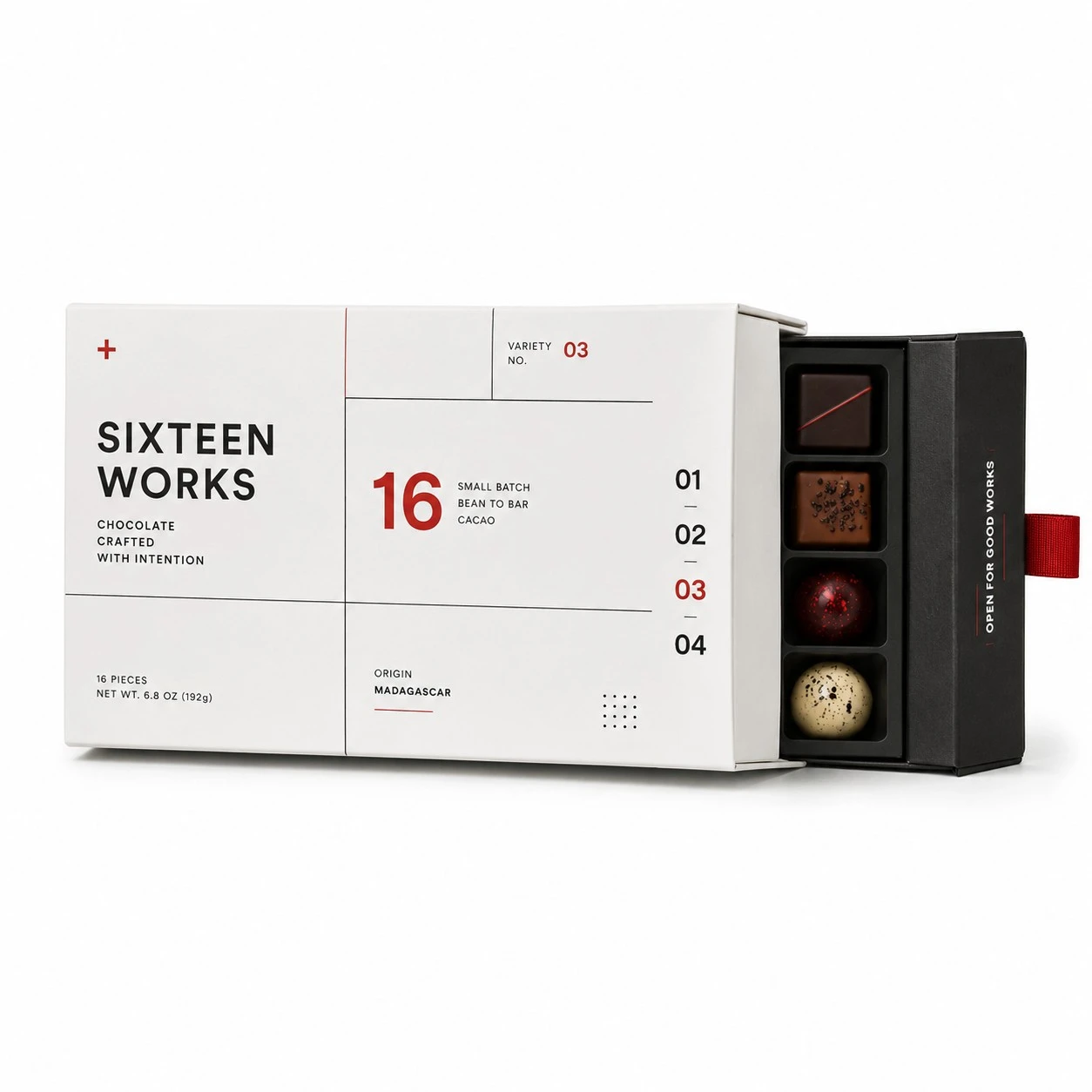 luxury chocolate gift box modern drawer