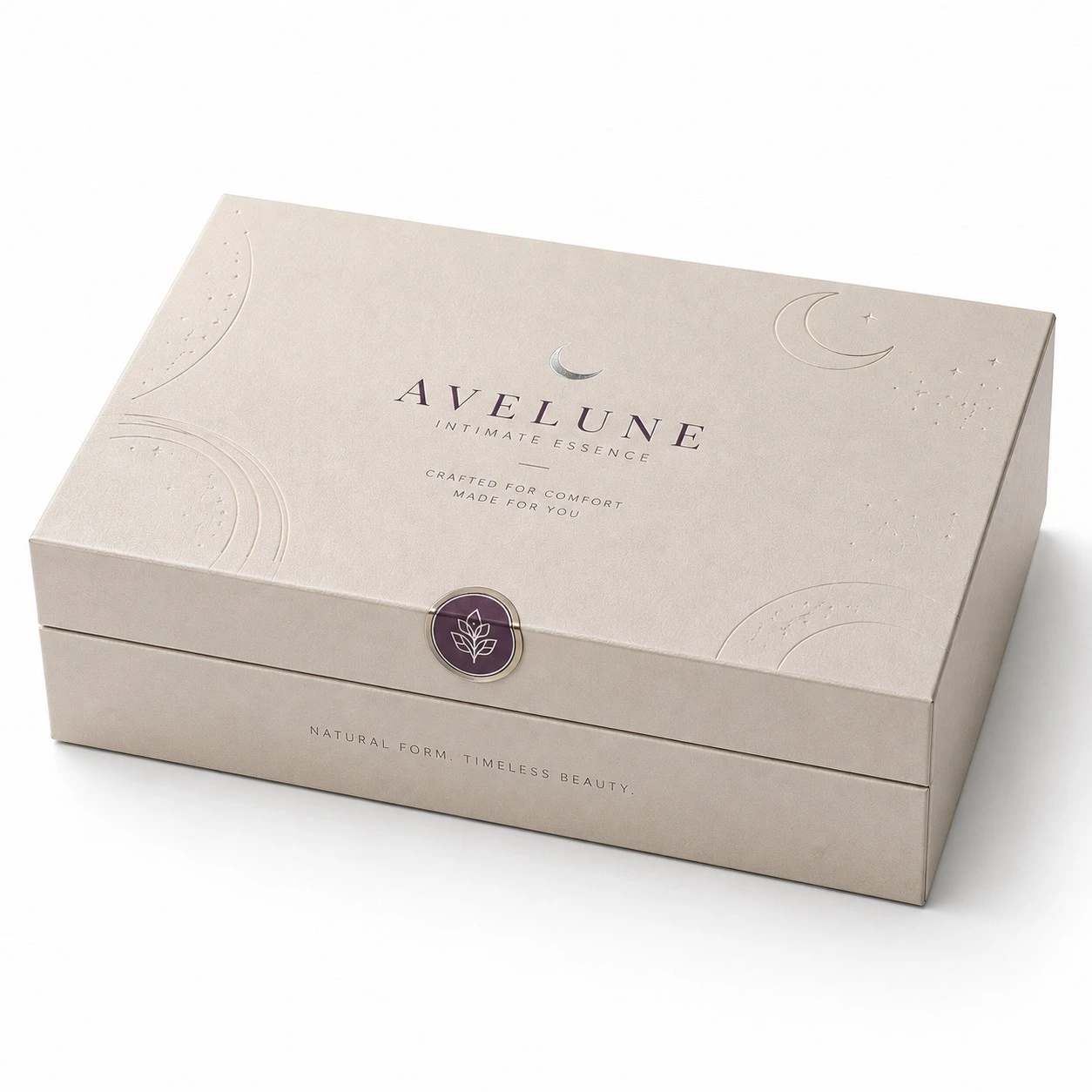 luxury two piece rigid custom bra box pearl minimal
